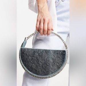 NWOT Public Desire The Alesia embellished circle clutch
